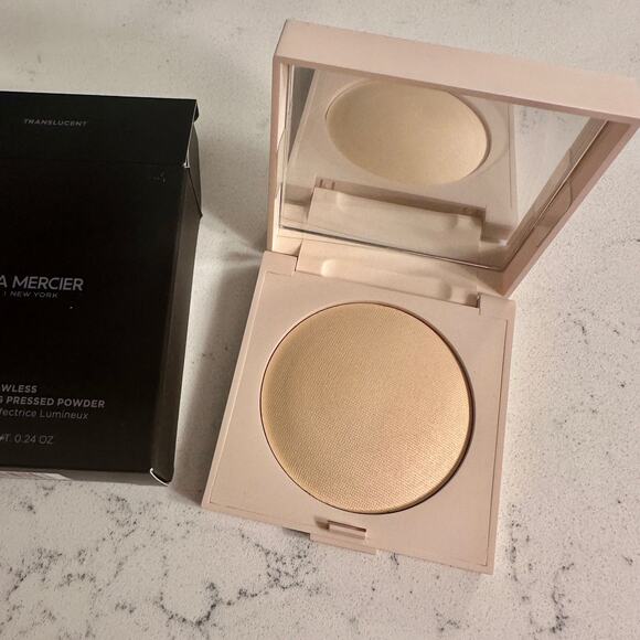 Laura Mercier NEW Real Flawless Luminous Perfecting Pressed Powder – Translucent - Picture 4 of 6